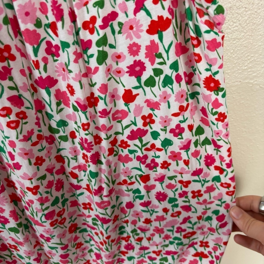 Kate Spade Nightgown Women’s Size 1X Pink & White Floral Print Sleepwear - Picture 5 of 6